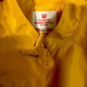 Gold silk Maria Pucci couture jacket